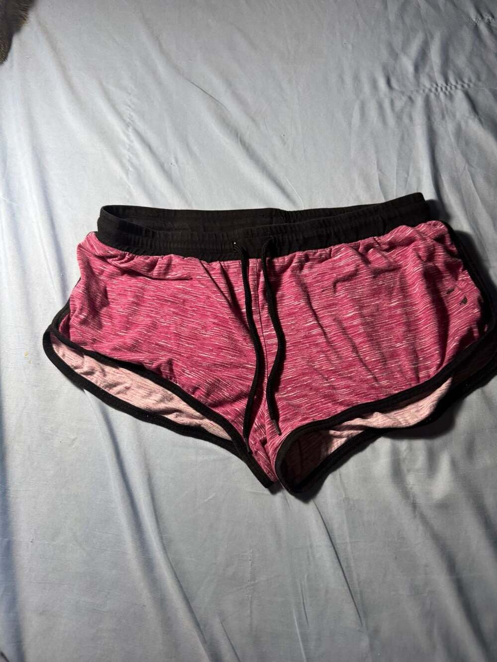 Bebe Sleepwear Shorts Size L Pink Rhinestone